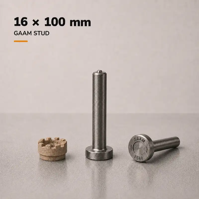 قیمت گل میخ عرشه فولادی سایز 16 در 100