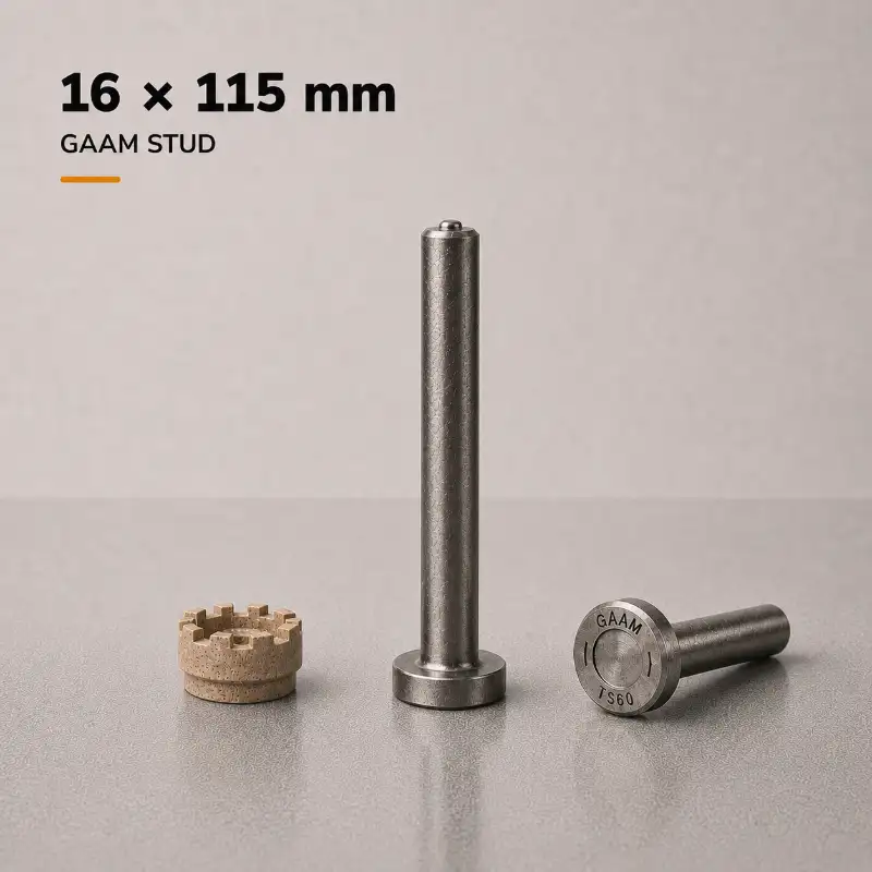 قیمت گل میخ عرشه فولادی سایز 16 در 115