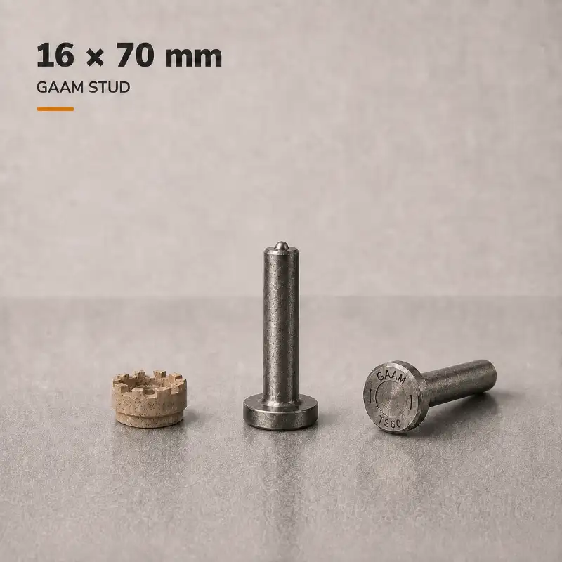 قیمت گل میخ عرشه فولادی سایز 16 در 70