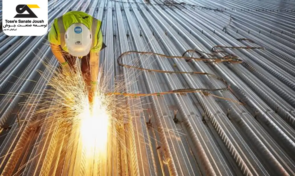 جوشکاری گل میخ از روی ورق عرشه فولادی به روش Through-Deck Welding
